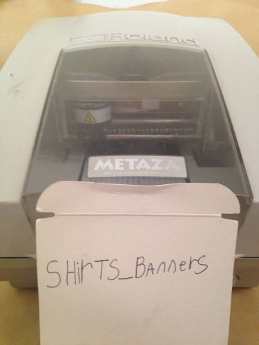 Metaza mpx-70 roland impact engraving metal printer with extras for sale