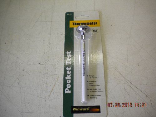 Winco TMT-P2 Dial-Type Pocket Test Thermometer With Case - -40F To 180F, ( 12 )