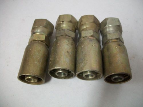 HYDRAULIC COMPRESSION FITTING 610  08 WITH FEMALE NUT CONNECTIONLOT OF 4