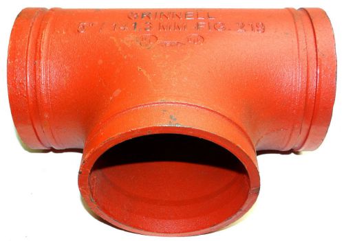 &#034;Grinnell&#034; 219 Fire Sprinkler Grooved Mechanical Tee (5&#034;/141.3mm)