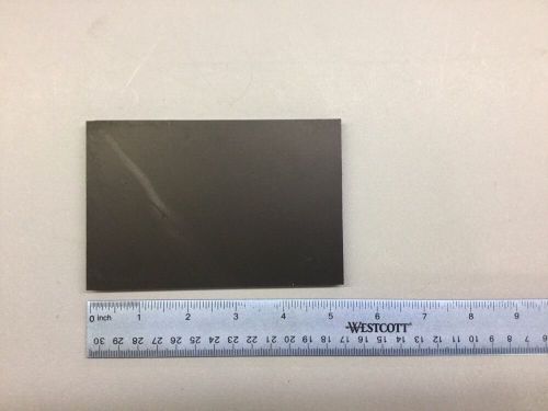 Black abs machinable plastic sheet 5/16&#034; x 3.5 &#034; x 5.25&#034; matt finish for sale