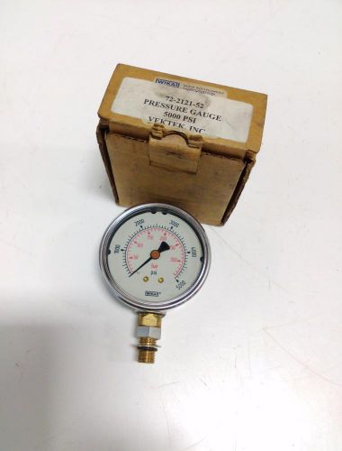 Wika 0-5000 psi pressure gauge 72-2121-52 nib for sale