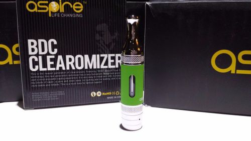 Aspire et-s bdc green pyrex glass clearomizer atomizer bottom dual coil for sale
