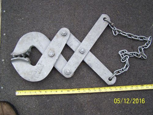 Large nos t&amp;s equip 2 ton material handling pallet puller pulling scissor clamp for sale