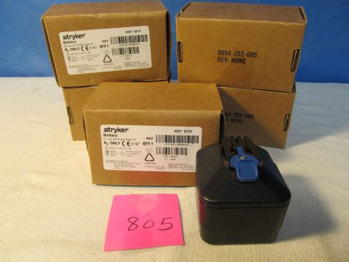 5 Stryker Ref.6215 batteries Blue Tab for use with System 6 (Brand New)