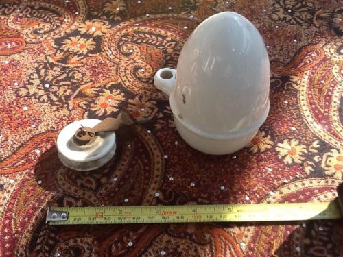 Post and Peg Porcelain Light fitting (swag) Antique electrical equipment