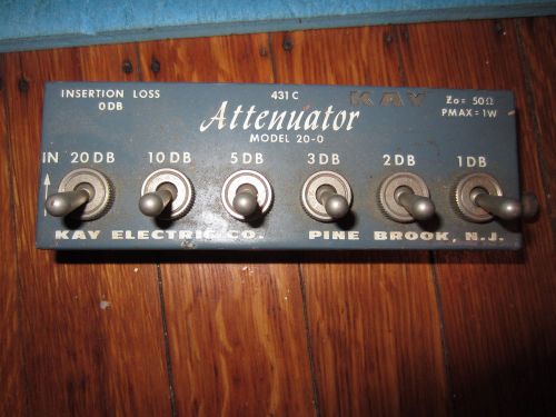 Kay Electric Attenuator Model 20-0 431C