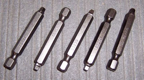 5 ea. irwin 93239 #2 1-15/16&#034;  square recess power bits for sale