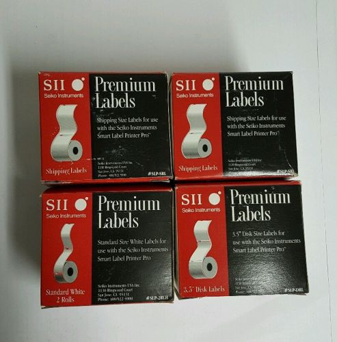 SLP - DRL , 2RLH , SRL X 2, White PREMIUM Labels for Seiko SLP SII 220 200