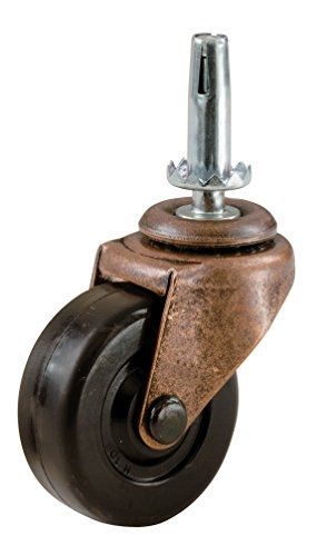 Shepherd hardware 9347 1-5/8-inch medium duty stem caster, 2-pack for sale