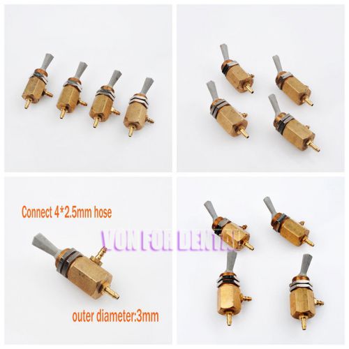 New  4Pcs Dental Pulldown Switch Valve Toggle For Dental Chair Unit Water Bottle