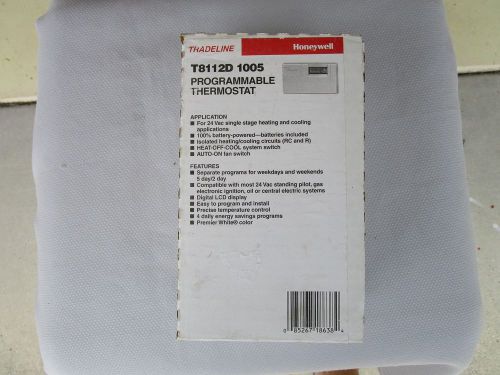 Home Heating/Air Conditioning-Programable Thermastat-Honeywell T8112D 1005-&#034;NEW&#034;