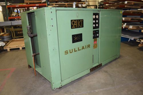 Sullair 75hp rotary screw air compressor 75 hp 24k for sale