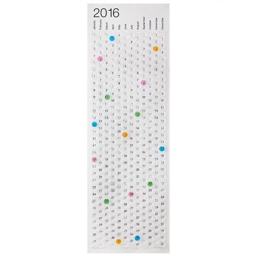 Bubble Wrap Calendar Huge Poster Sized 2016 Wall Calendar Pop Everyday