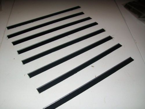 Metal channel strip brush 1/2&#034; in width and 11&#034; in length 188 pc bag for sale