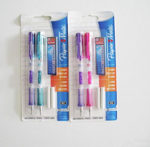 4 Paper Mate Mechanical Pencils 0.7mm - New