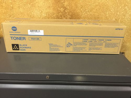 New Konica Minolta TN413K Black Toner A0TM131 - Open Box