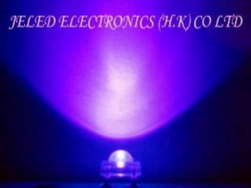 NEW 20 PCS 5mm SuperBright Ultra Violet UV SuperFlux LED 4000mcd 390nm-400nm