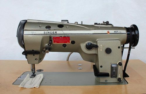 SINGER 457U135L  3-Step Zig Zag Lockstitch Reverse Industrial Sewing Machine