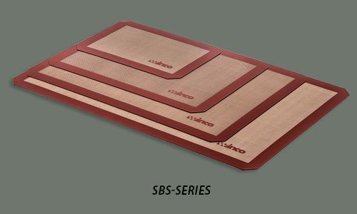 Winco SBS-11, Silicone Baking Mat, Quarter-size, 8-1/4” x 11-3/4”