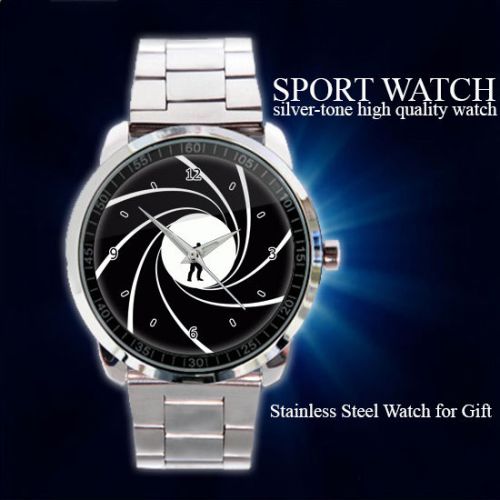 James Bond Logo Quality Sport Metal Watch