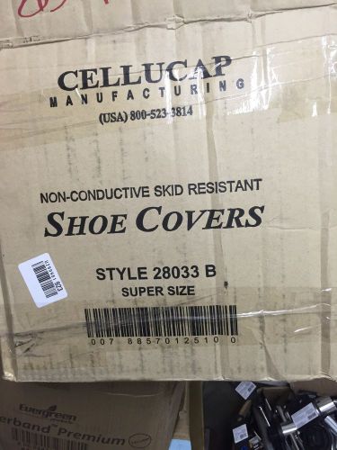 28033 b shoe covers, slipresistsole , blue, pk300 for sale