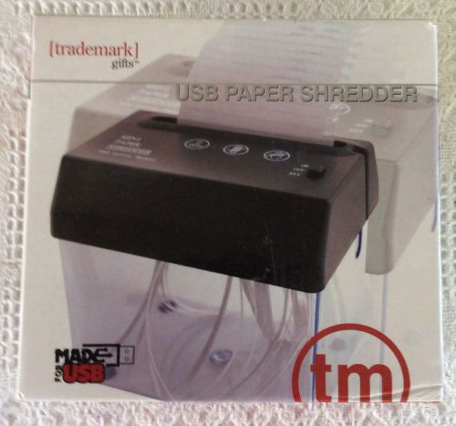 trademark Gifts USB PAPER SHREDDER Made for USB Small PC Compatible ~ NEW