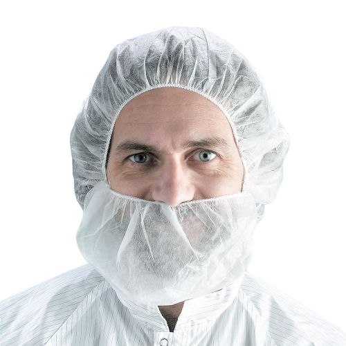 VTBCV-18  Valutek Spunbond Polypropylene Beard Cover