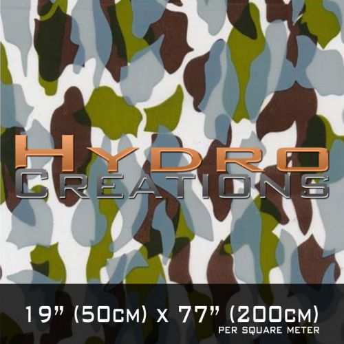 HYDROGRAPHIC FILM FOR HYDRO DIPPING WATER TRANSFER FILM DIRTY MILITARY CAMO