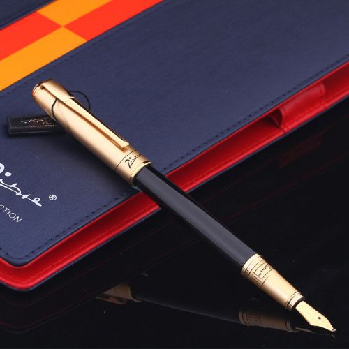 Pimio Pen 906 ATHENS DYNASTY Calligraphy Pens Bent Nibs Lacquered Matte Gold Cap