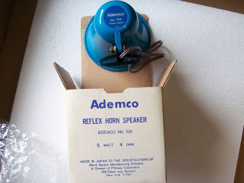 New Ademco Reflex Horn Speaker Model 705 Alarm 5 watt 4 ohm