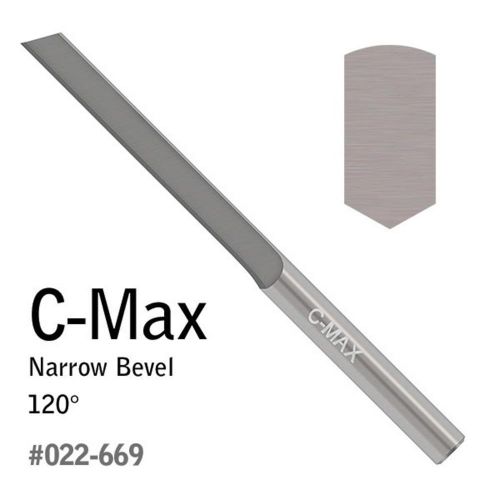 Graver C-Max 120 Degree Carbide Narrow Bevel, Made by GRS in the USA