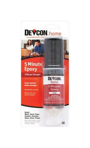 NEW! DEVCON 5 Minute Epoxy High Strength 1500 PSI S208 20845
