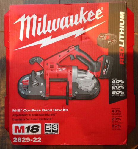Milwaukee 2629-22 cordless band saw kit with battery for sale