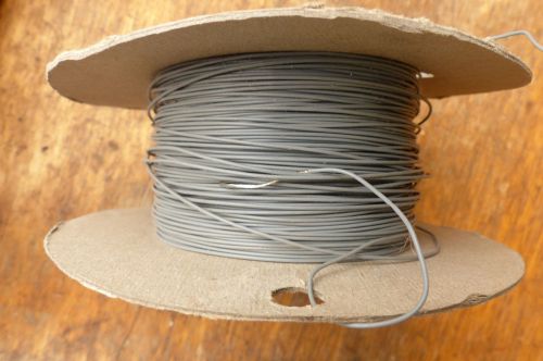 Silver Plated Copper PTFE Wire Cable 23AWG 0,7MM Gray HQ 10 meters