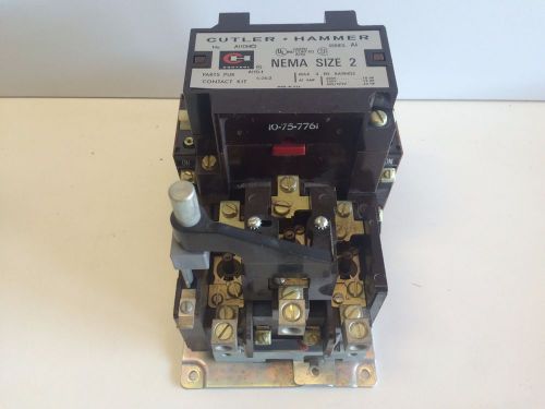 NEW TAKE OUT CUTLER-HAMMER NEMA SIZE 2 MOTOR CONTROL STARTER A11DNO