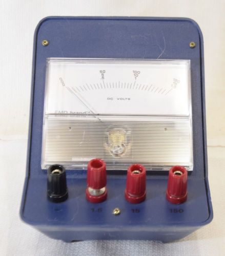 EMD Brand DC Voltmeter Cat. No. S44111 (0 - 150 VDC) (INV A086)
