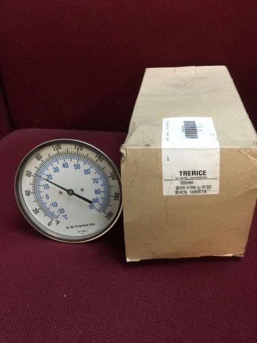 New h. o. trerice co. b8560404 bi-metal thermometer 0-200 f 0-95 c for sale