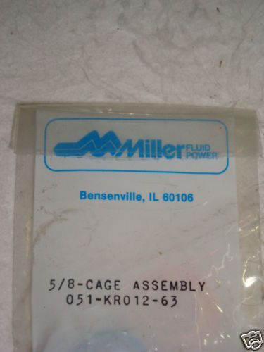 Miller fluid cage assembly 051-kr012-63 for sale