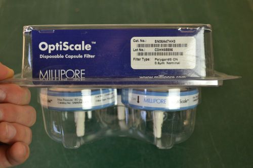 NIB 3 Pack Millipore OptiScale Disposable Capsule Filters Polyguard CN 0.6 nom