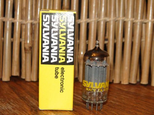 Vintage Sylvania Ecc83 12AX7A Vacuum Tube Very Strong &amp; Bal Results= 1525/1475