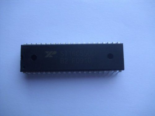 N°5 X ST16C550CP40-F  Interfaccia UART, 1 Canale, 1.5 Mbps, 2.97 V, 5.5 V, DIP,