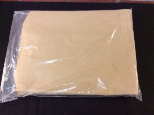 Brown Kraft Paper Flat Merchandise Bags 12 x 15 NEW 100 Qty
