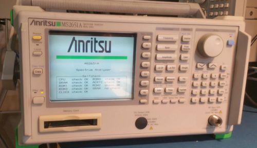 Anritsu MS2651A 9KHz to 3GHz Spectrum Analyzer Option 07,08,16