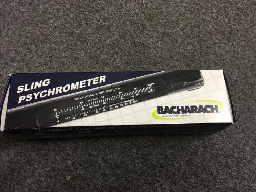 BACHARACH 12-7012 Sling Psychrometer, Red Spirit Fill