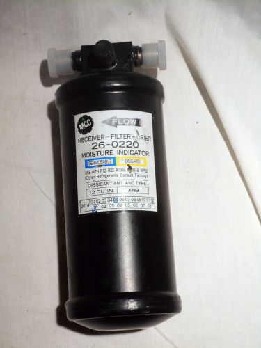 MCC 26-0220 RECEIVER-FILTER-DRIER A/C Refrigeration, NEW