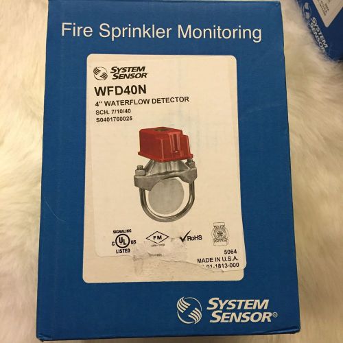 System Sensor WFD40 4&#034; Waterflow Detector Honeywell Fire Alarm Security