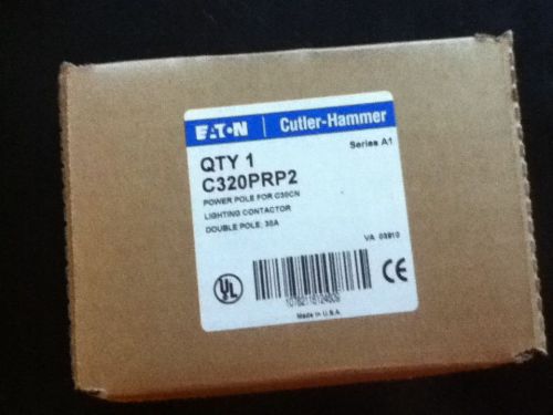 New! (2) eaton / cutler-hammer power pole for lighting contactor c320prp2 for sale