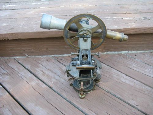 Antique e r watts &amp; son london brass &amp; aluminum surveying theodolite for sale