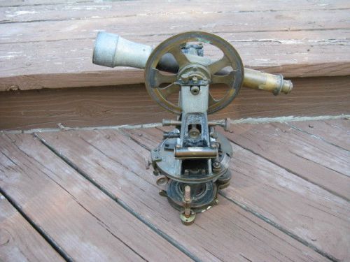 Antique E R Watts &amp; Son London Brass &amp; Aluminum Surveying Theodolite